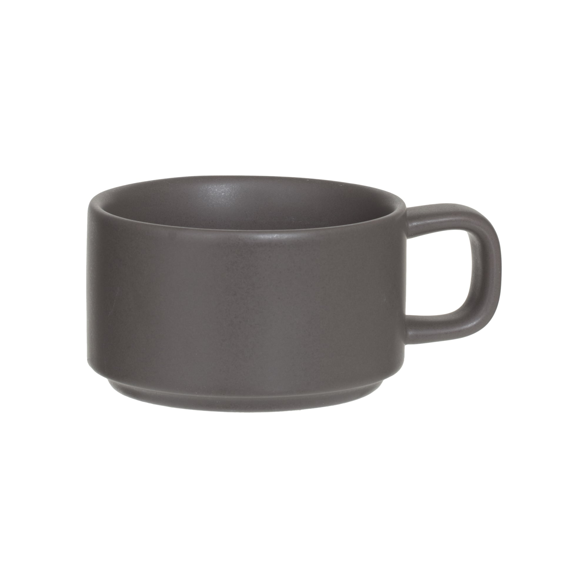 Bule com Ch&aacute;vena Taupe