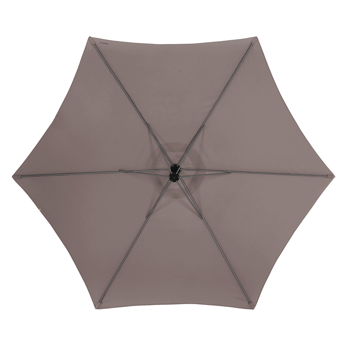 Parasol MANOA excéntrico gris pardo 3m
