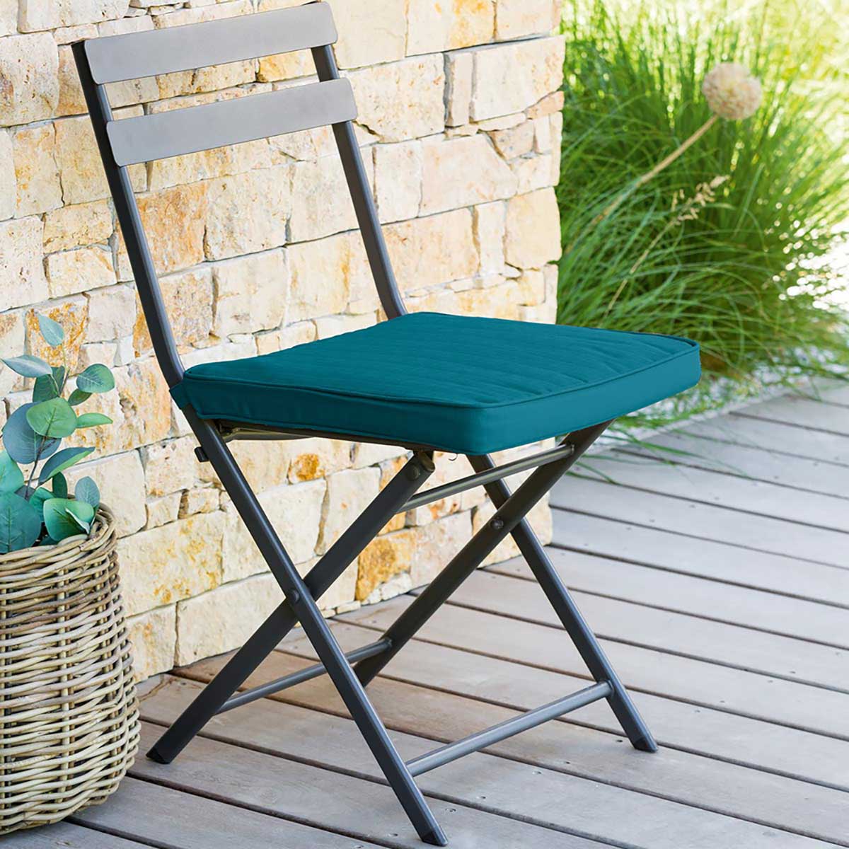 Coj&iacute;n para silla exterior KORAI azul canard