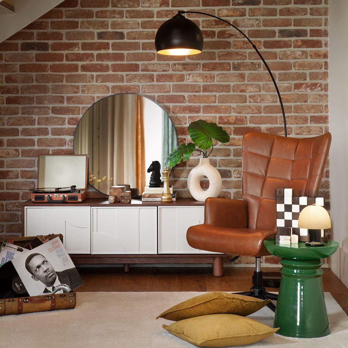 Mueble de TV JILANI marr&oacute;n 