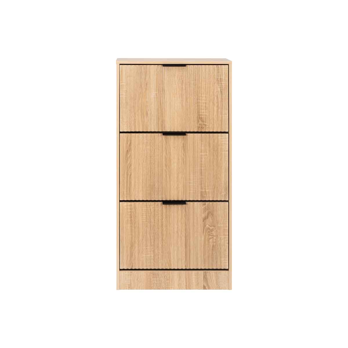 Zapatero Con 3 Cajones 120x24x60cm