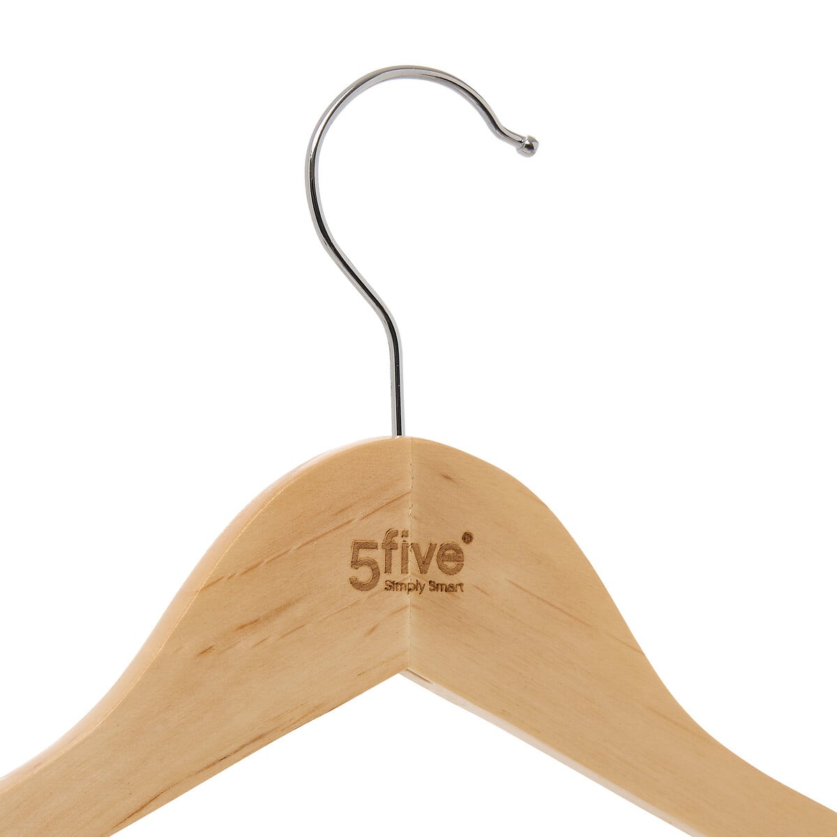 Set De 8 Perchas De Madera/Metal 