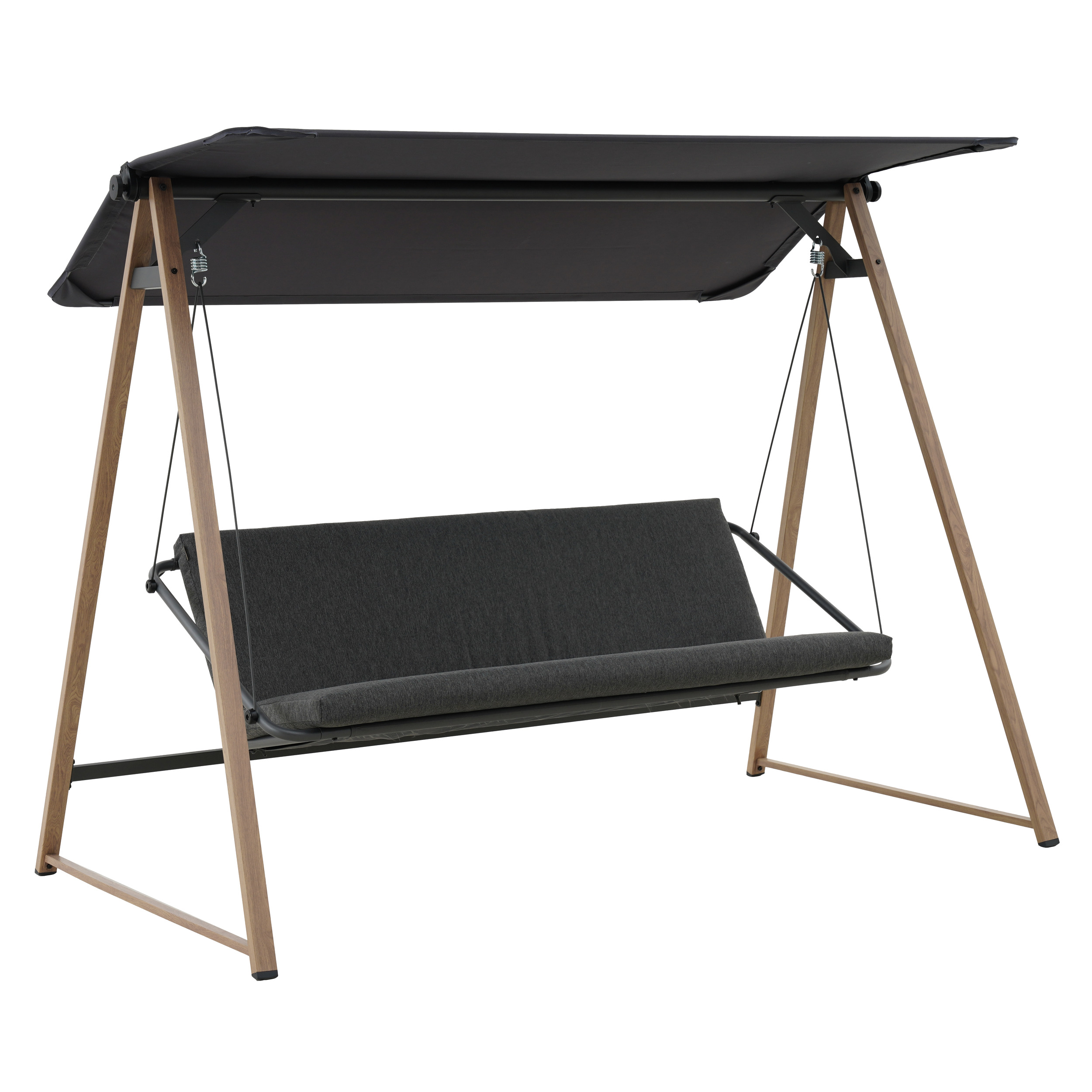 Columpio SOLY HONEY gris oscuro 3 plazas