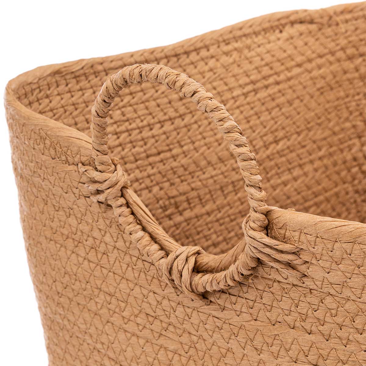 Cesto De Almacenaje Baño Solar Ocre 