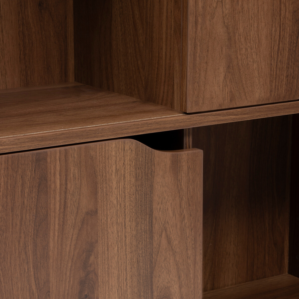 Estanter&iacute;a deslizante marr&oacute;n de madera 159,5cm