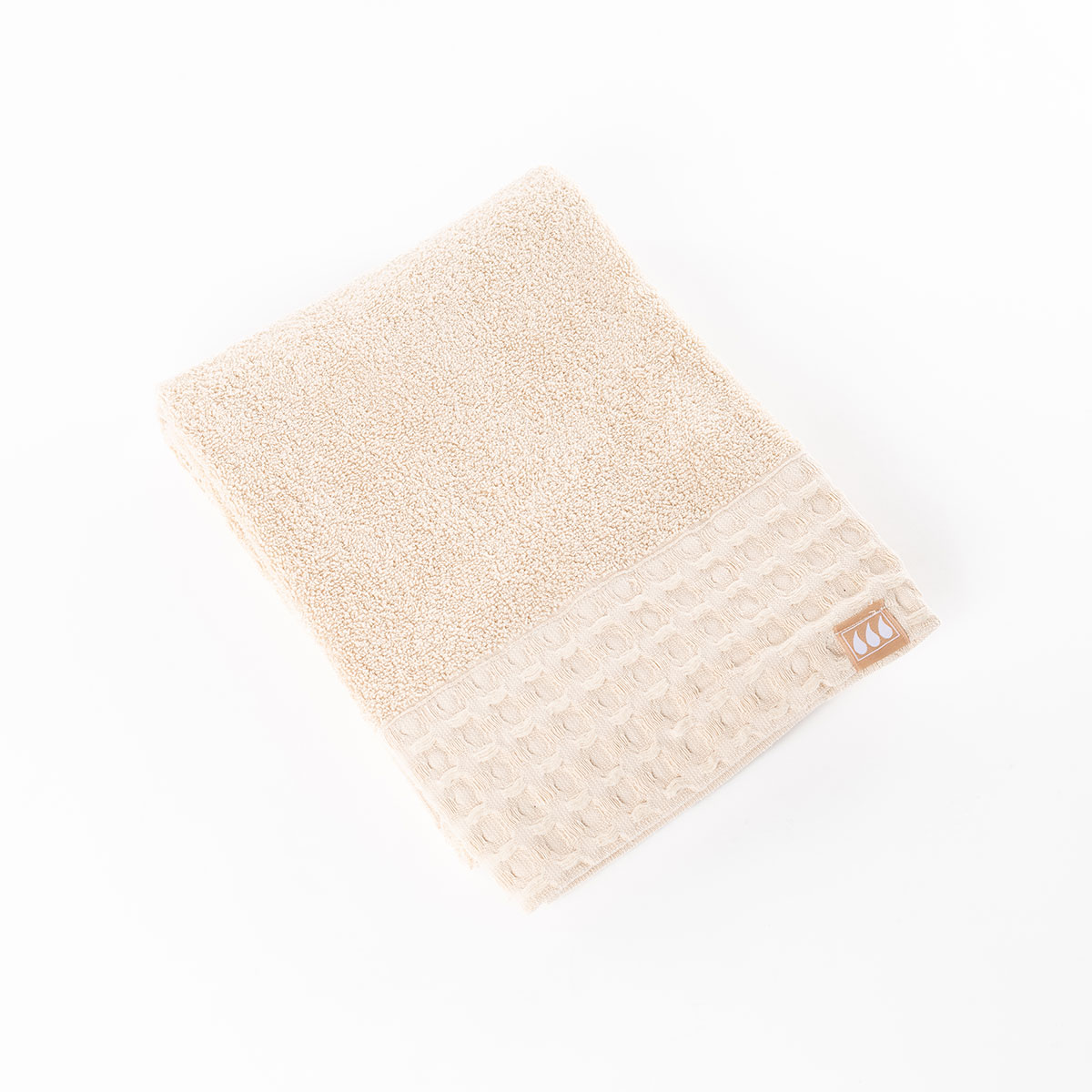 Toalla de ba&ntilde;o beige 70x130cm