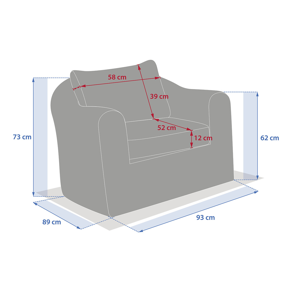 Juego de jard&iacute;n MOOR&Eacute;A SAVANA de rat&aacute;n sint&eacute;tico