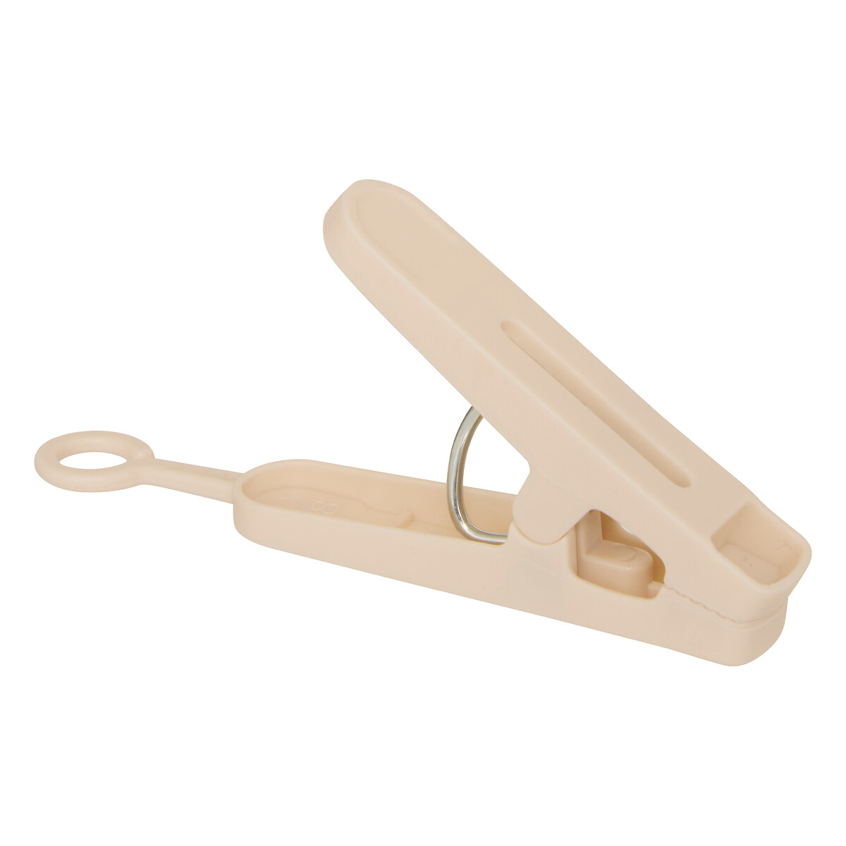 Tendedero con pinzas beige