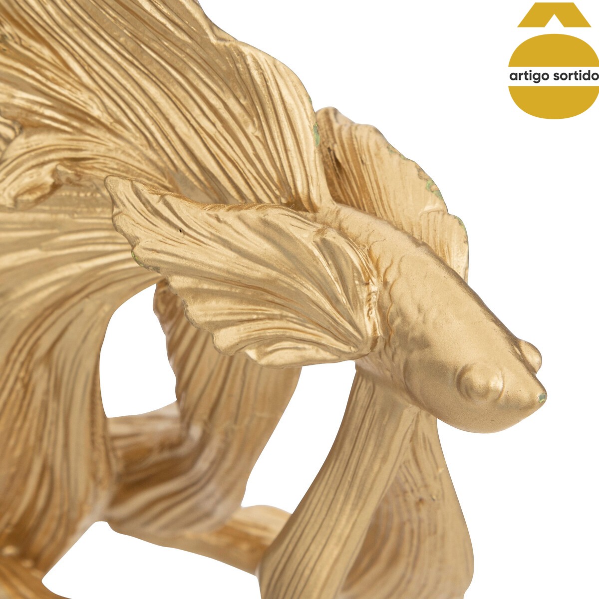 Pez Decorativo De Resina 11x3.5x12Cm