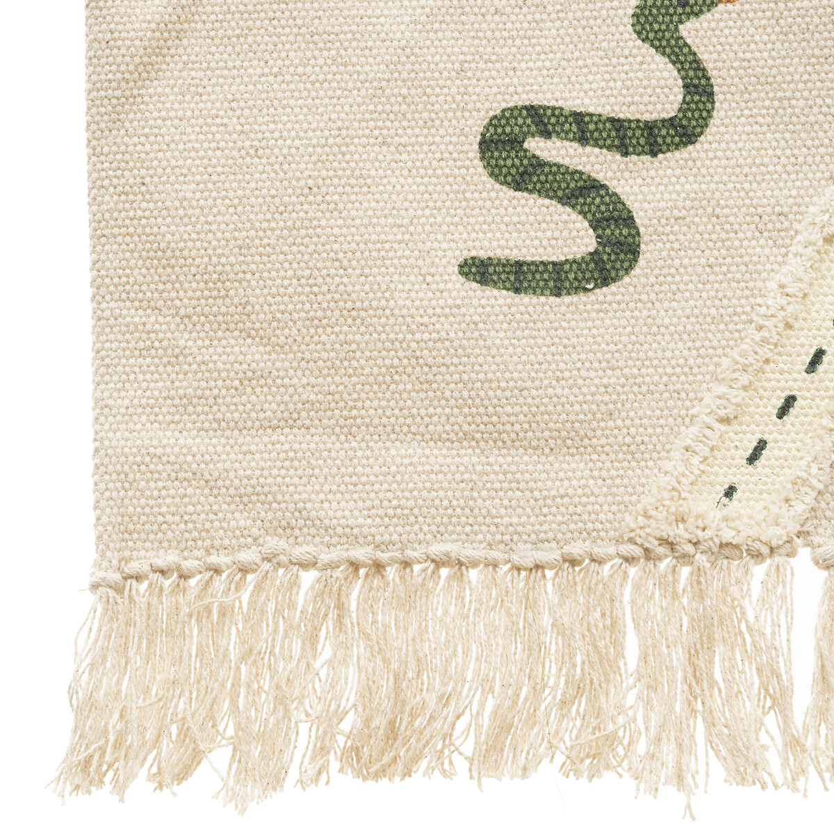 Alfombra Animales Con Flecos 100x150Cm