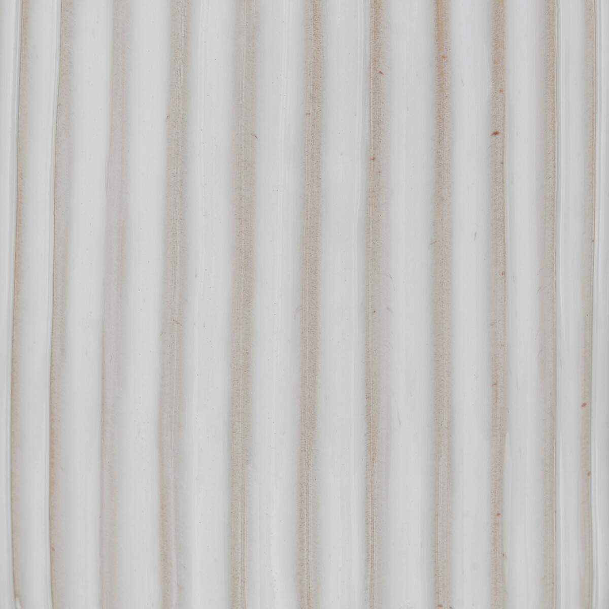 Florero Cerámica Blanco 12.8x28Cm