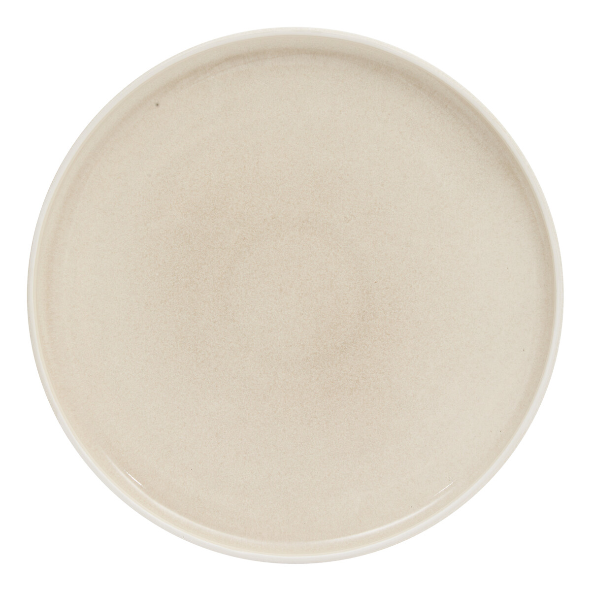 Plato llano SIENNA beige 27cm