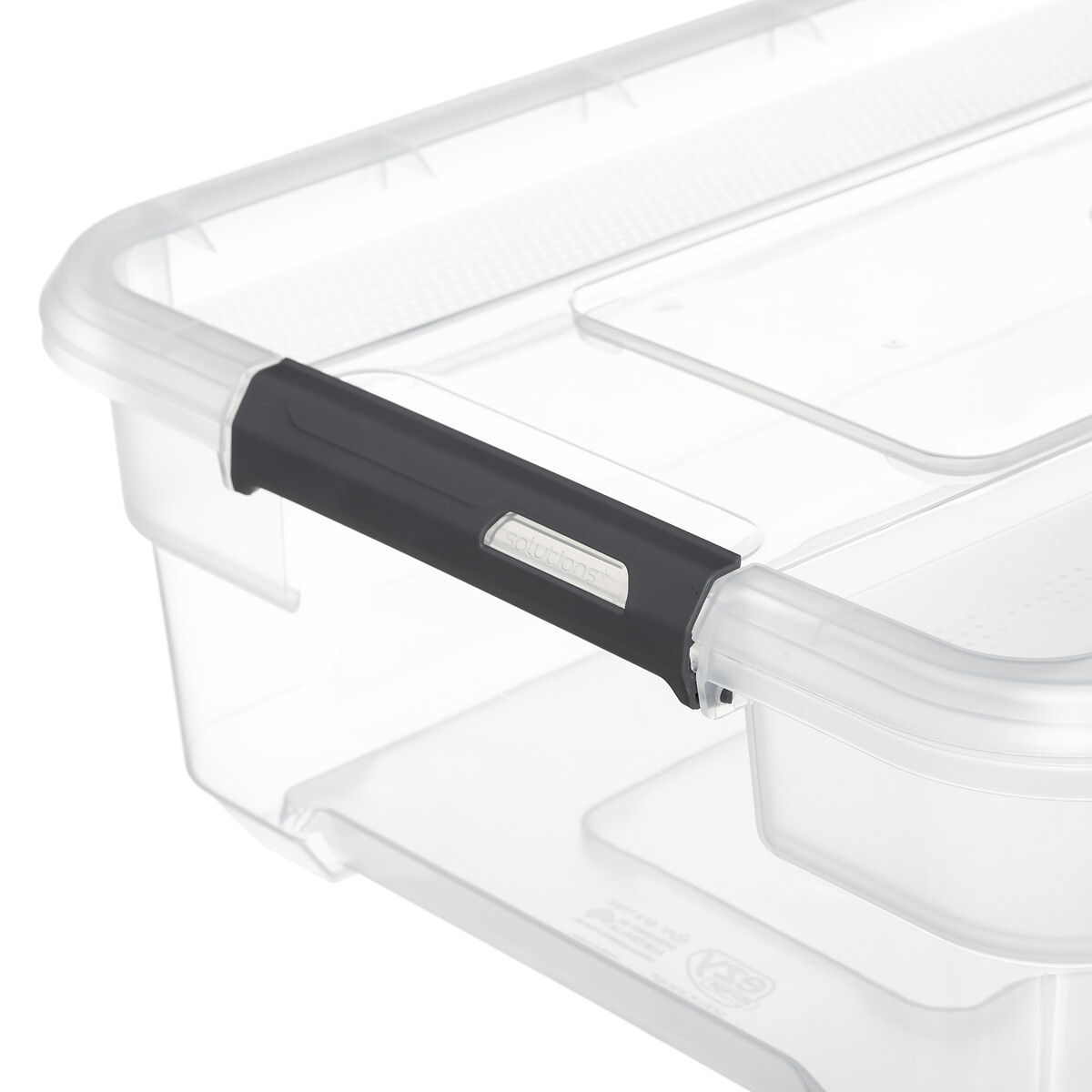Caixa De Arruma&ccedil;&atilde;o Solutions Transparente 26,5l