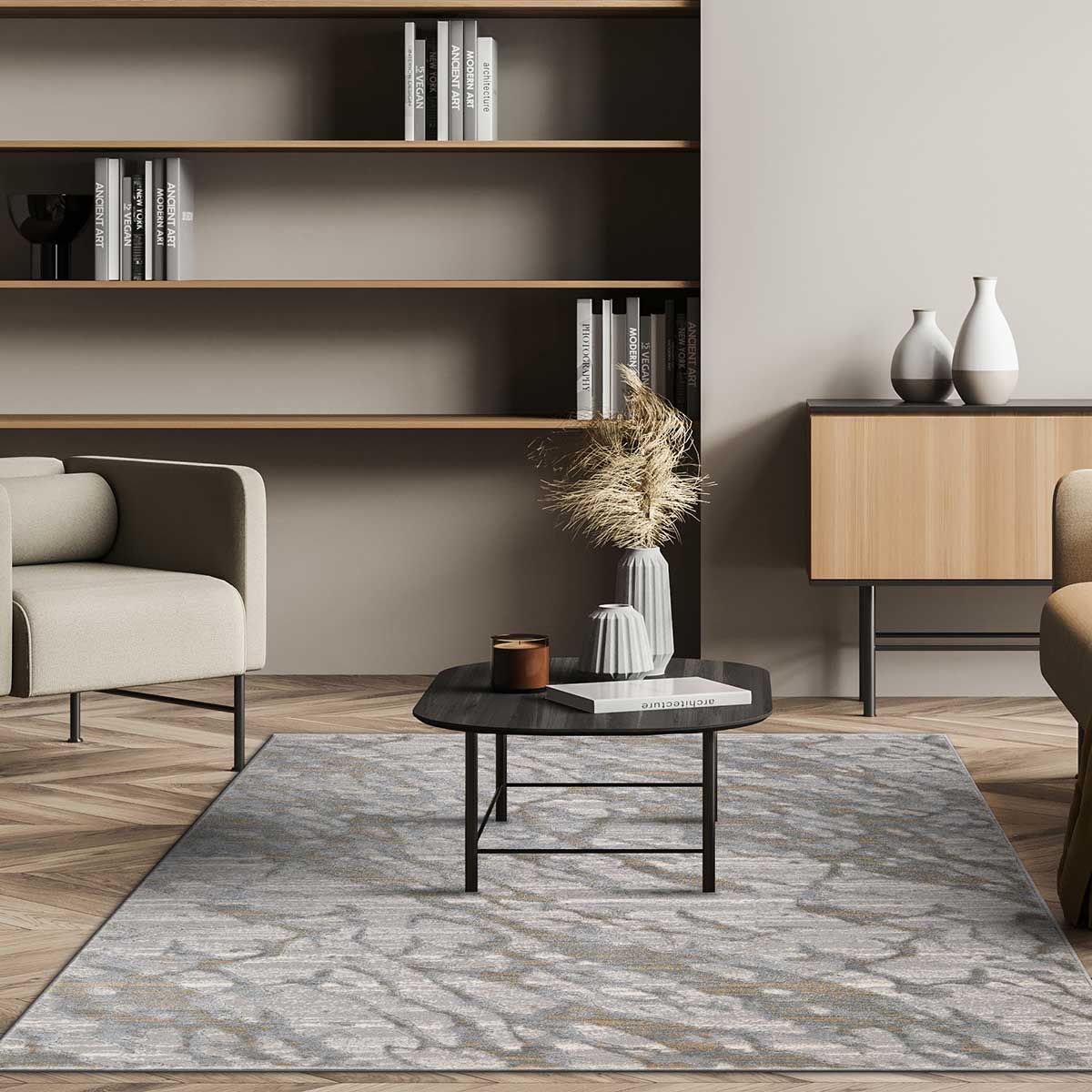 Tapete Viqi Waves Bege 160x235cm