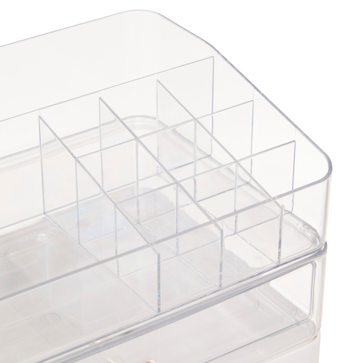 Organizador wc blanco con cajones 27cm