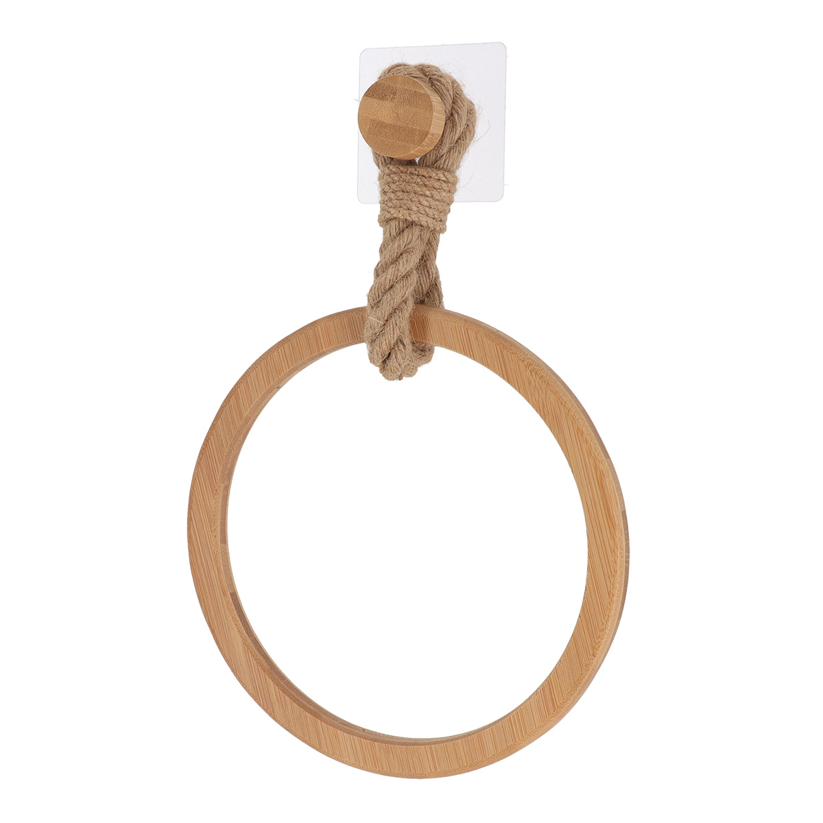 Toallero redondo de bamb&uacute;