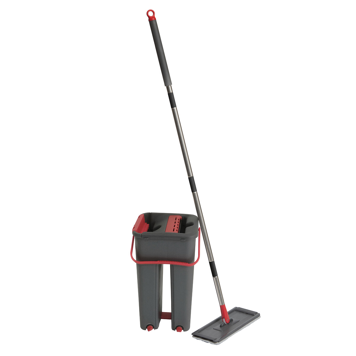 Cubo 4l + mopa gris/rojo 3.5l
