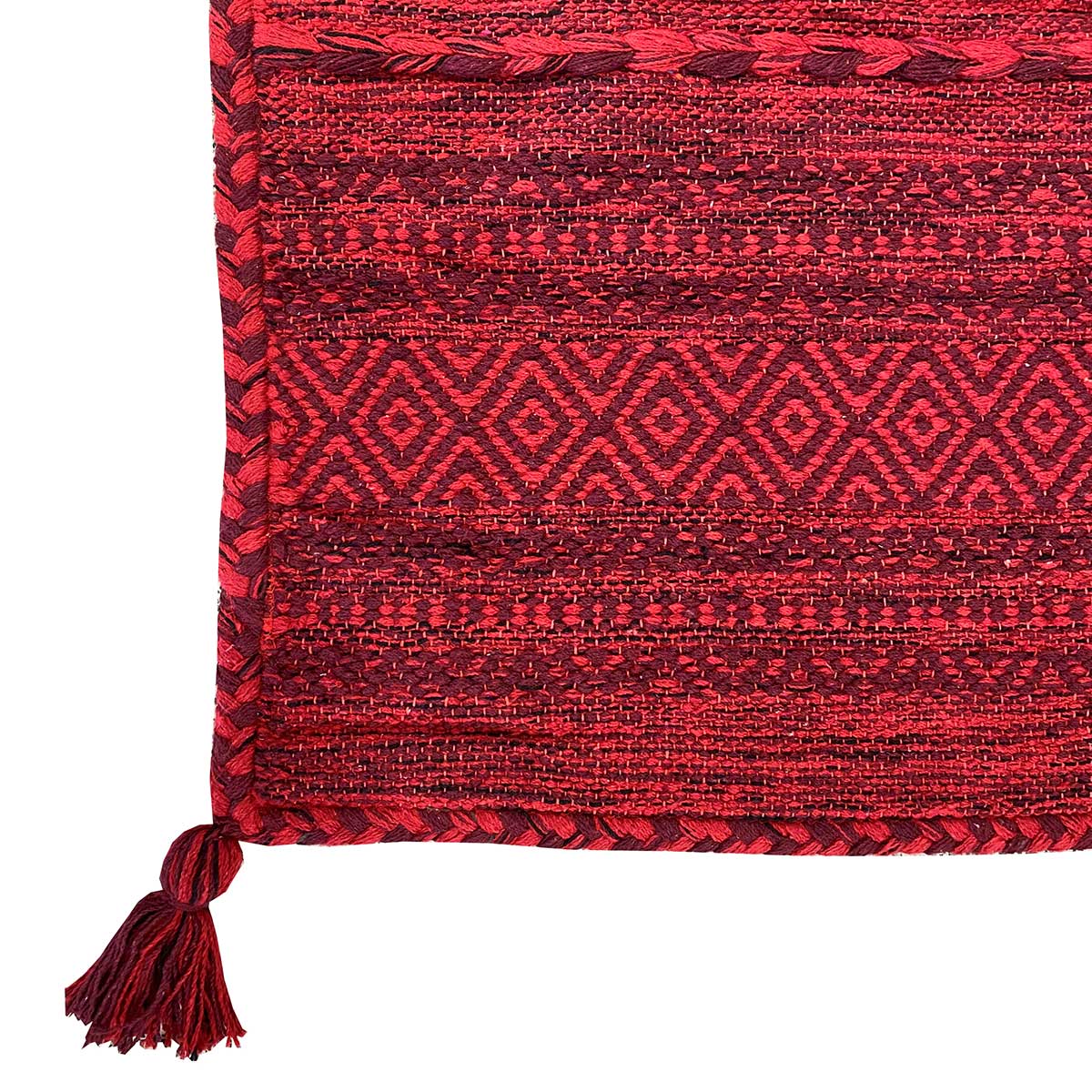 Alfombra Tribal Rojo 140x190Cm