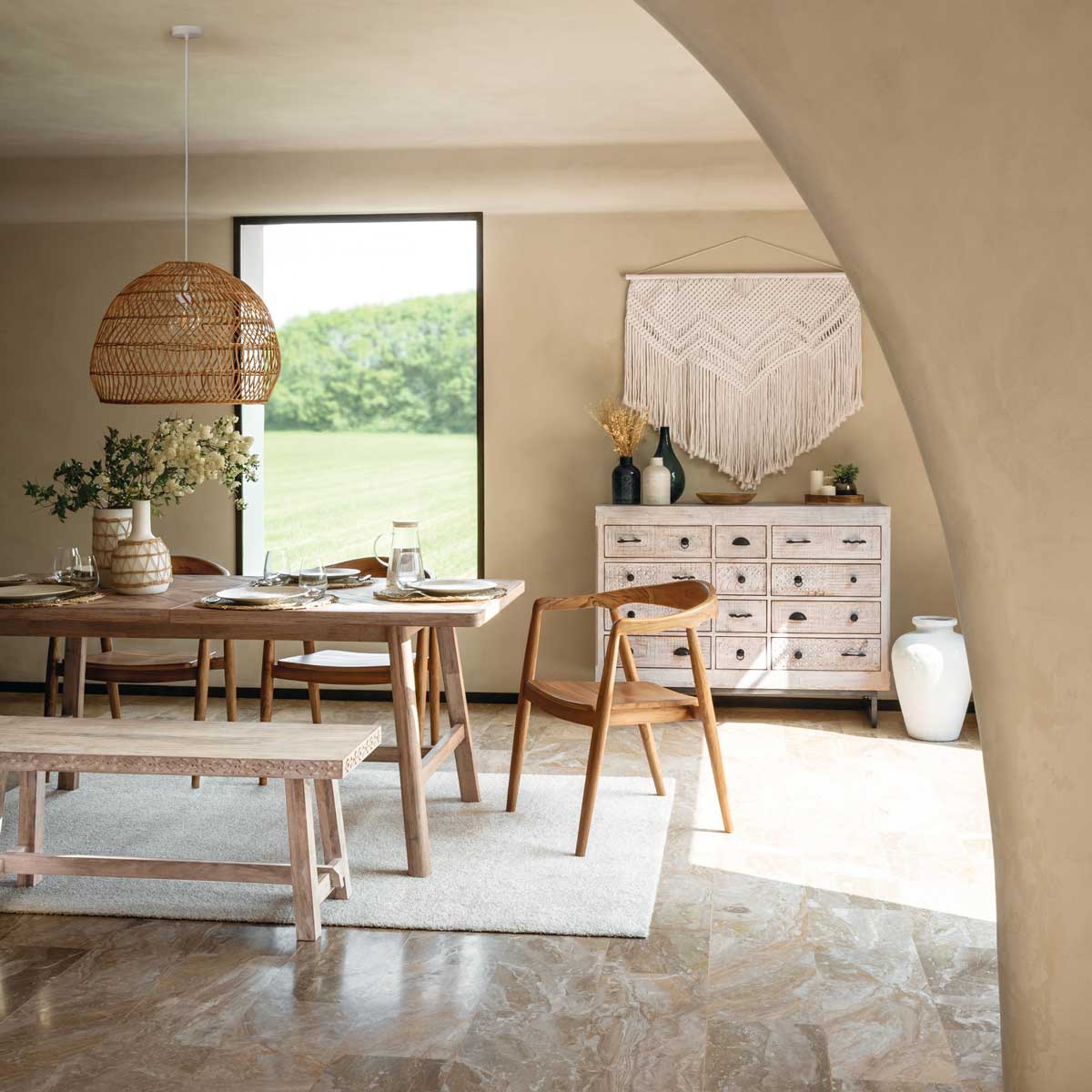 Alfombra Joanne Marfil 160x230Cm