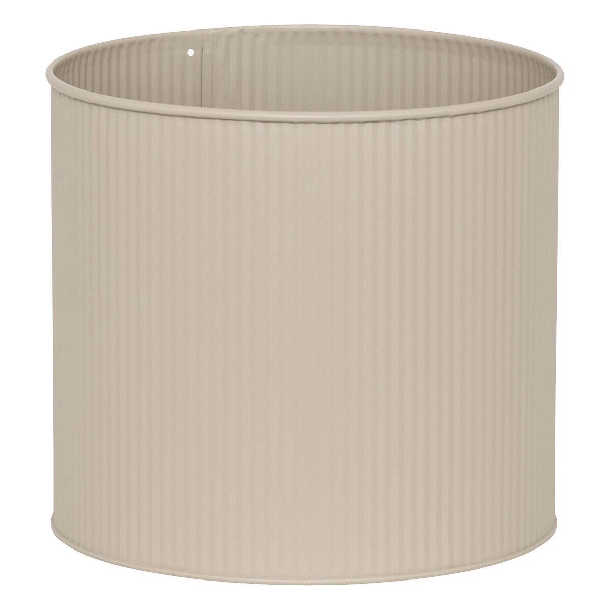 Macetero AZE de metal beige 44,3cm