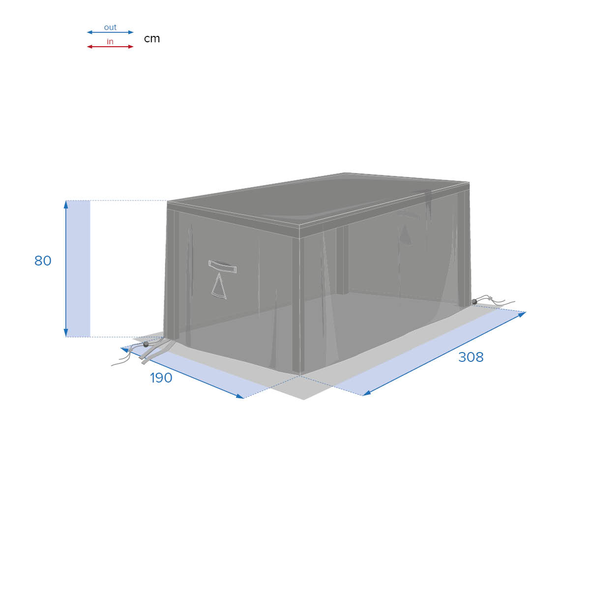 Cobertura Para Mesa Retangular XL