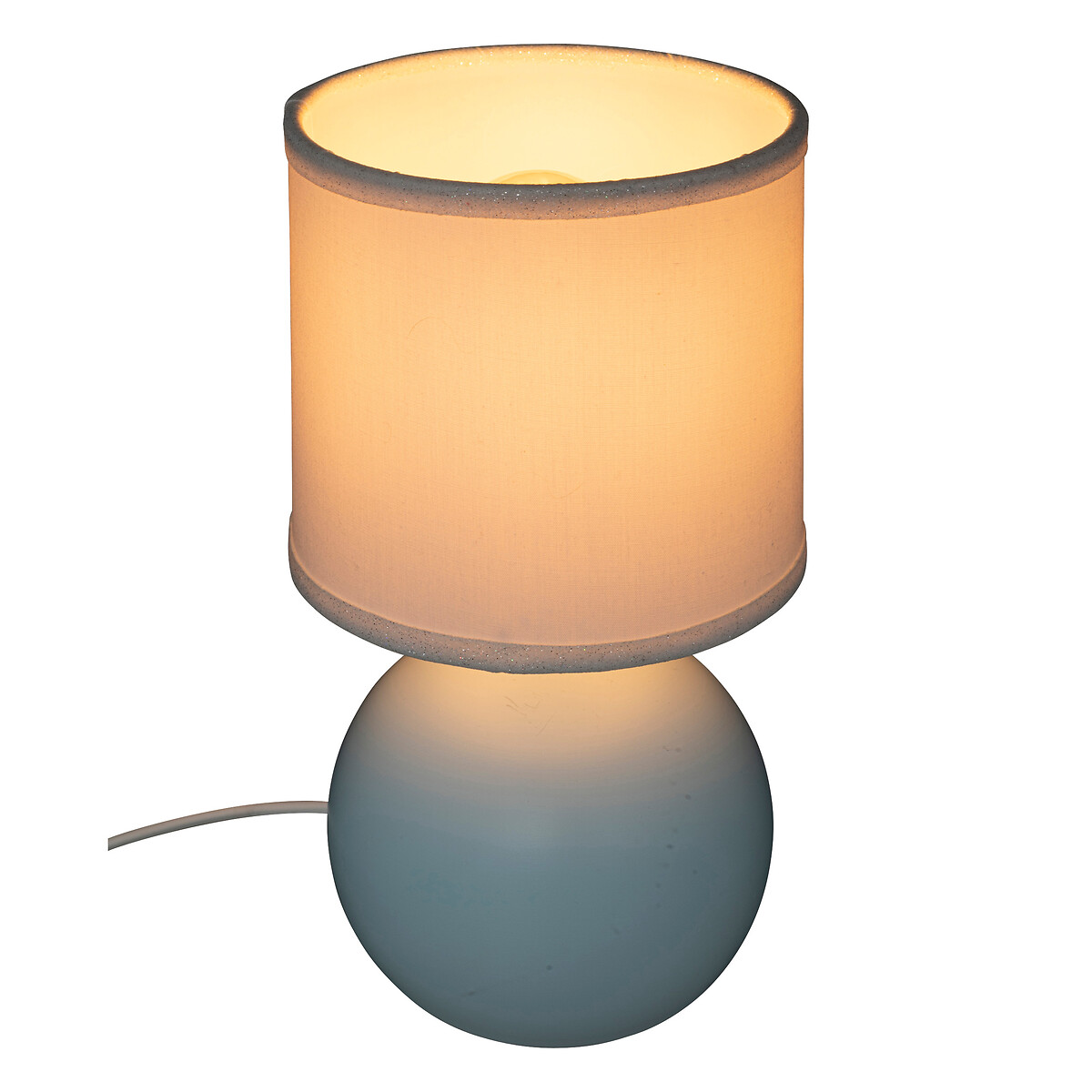 Lámpara De Mesa Perola Azul