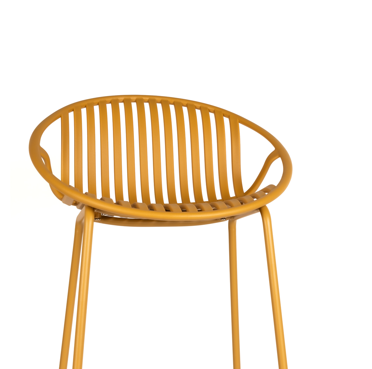 Taburete bar CLAY amarillo 99cm