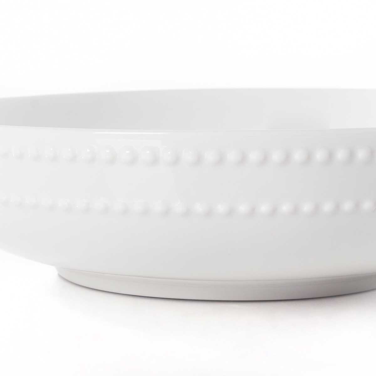 Plato hondo AMELIE blanco 23cm