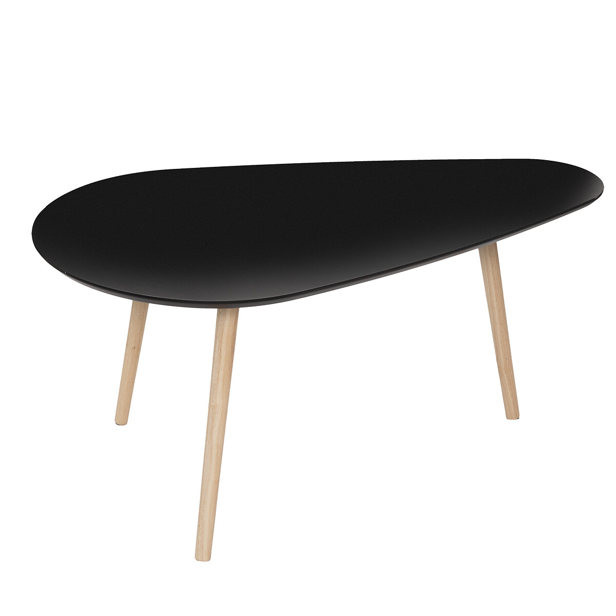 Juego de 2 mesas auxiliares MILEO de madera