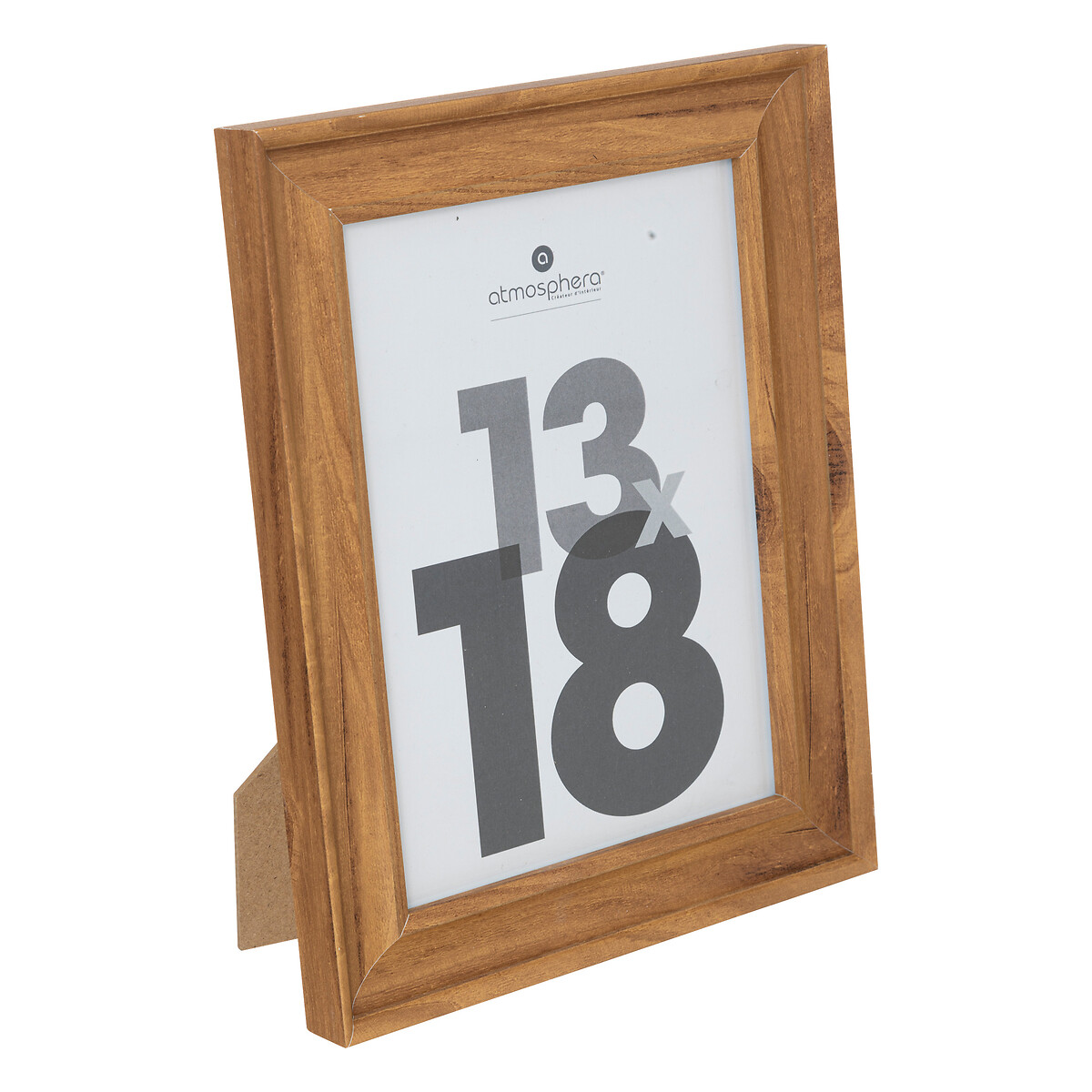 Portarretrato MAE marr&oacute;n de mdf 13x18Cm