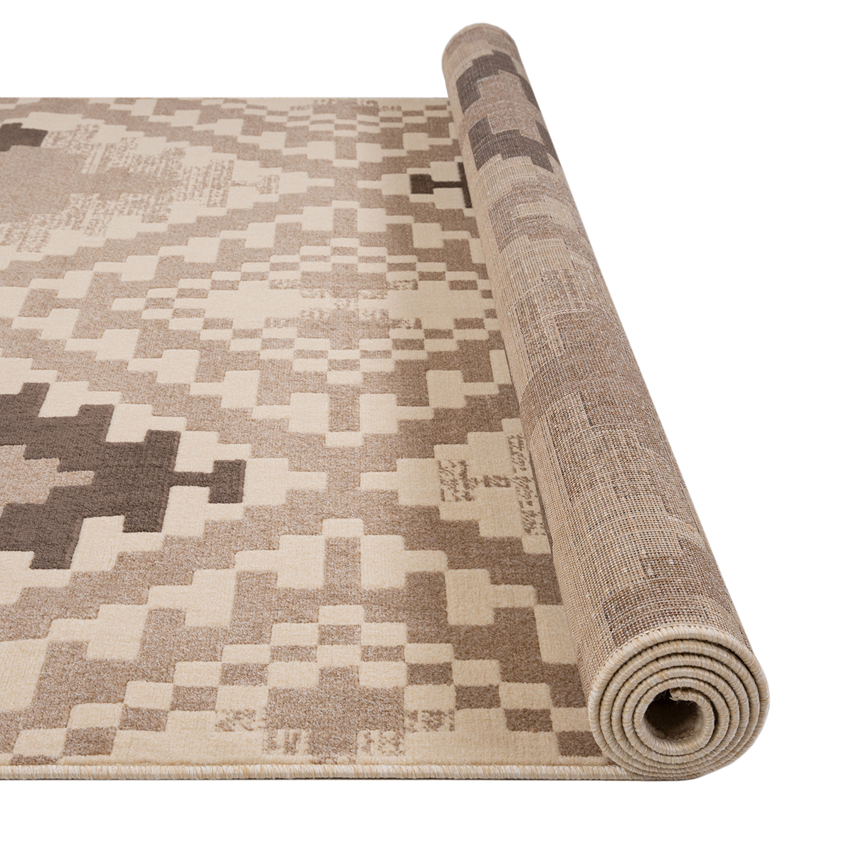Alfombra Dinia Tetris Beige 120x160cm