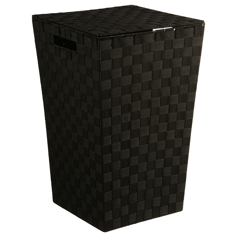 Cesto Ropa Ba&ntilde;o Negro 