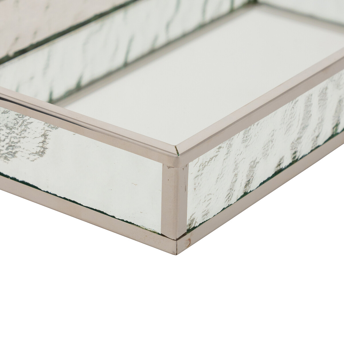 Bandeja ANIA plateado 17x28cm