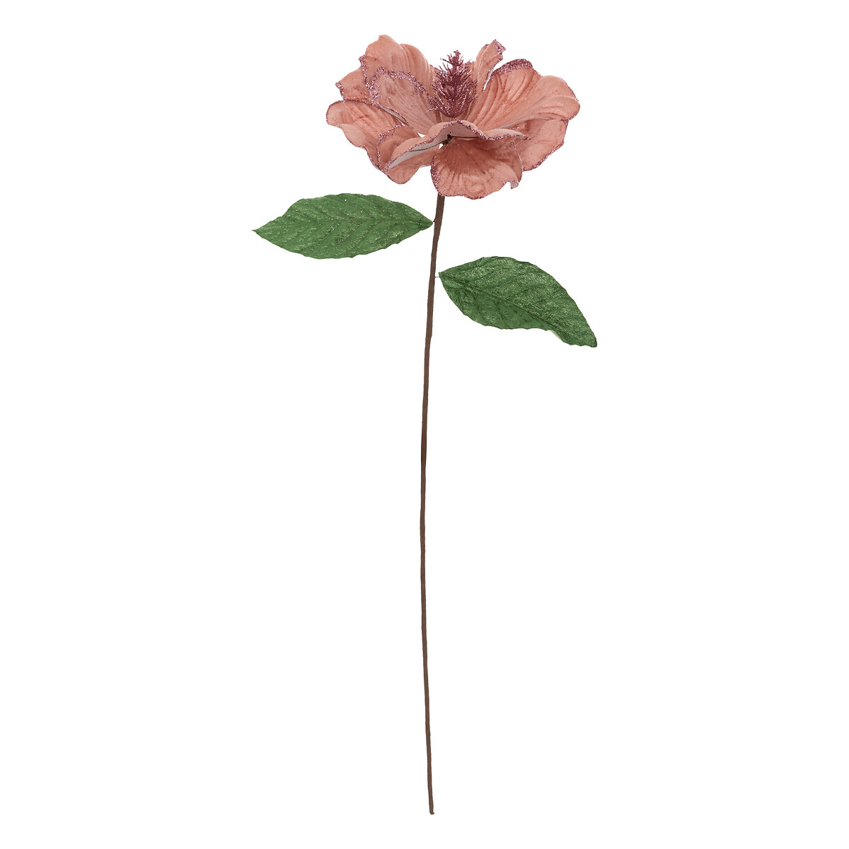 Rama flor terciopelo rosa 65cm 