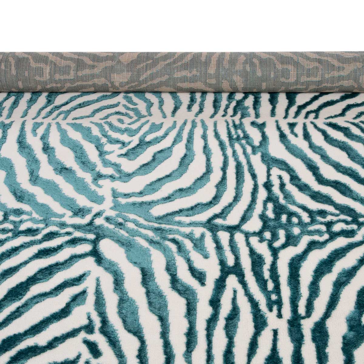 Tapete Zaha Zebra Azul 160x235cm