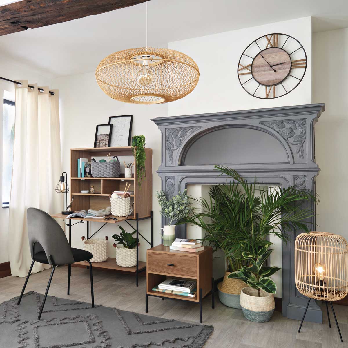 Cortina LILOU marfil 140x260cm