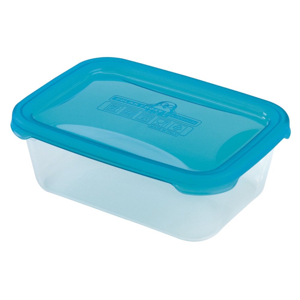 Recipiente pl&aacute;stico rectamgular POLAR FROST 1.2l