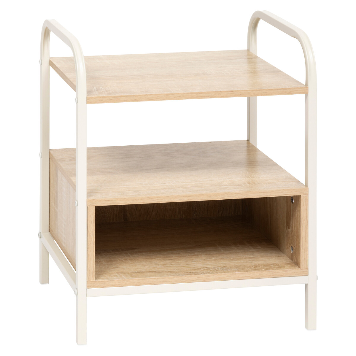 Mesa de noche CURVY beige