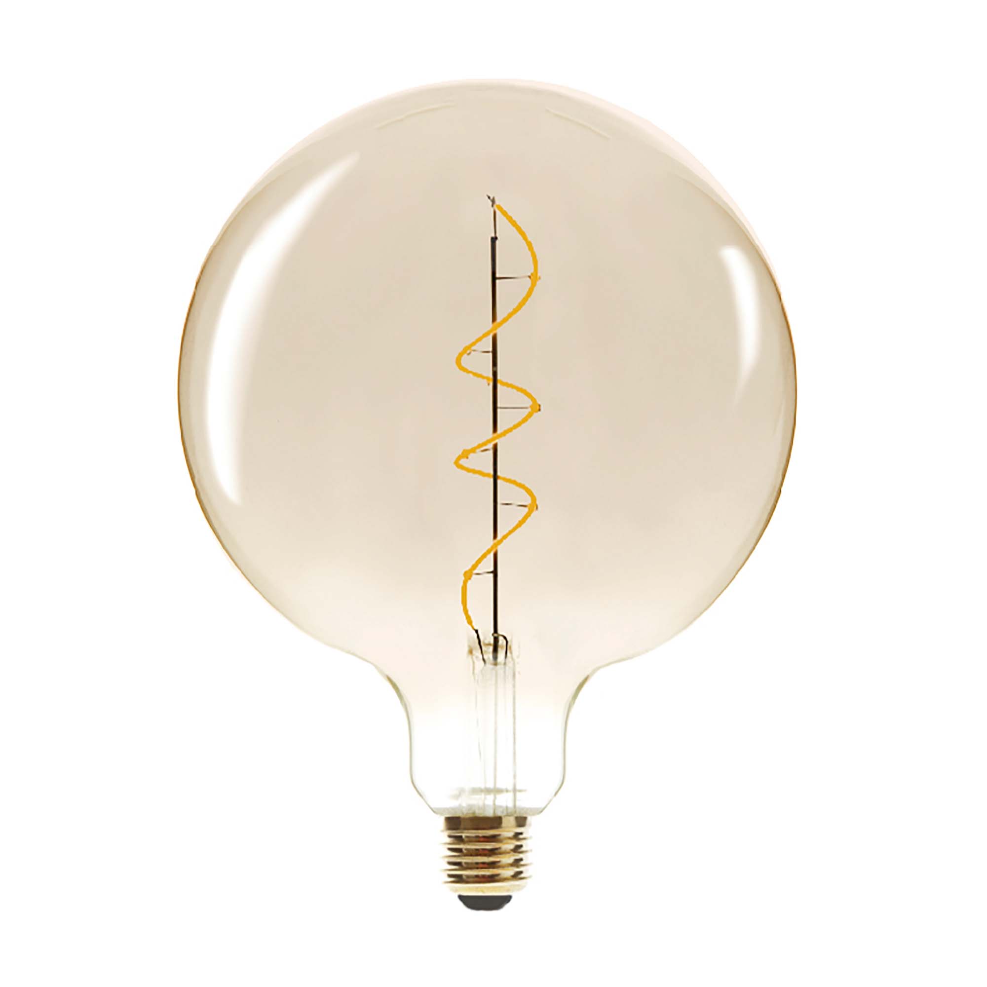 Bombilla VINTAGE ámbar espiral led G200 4.9W
