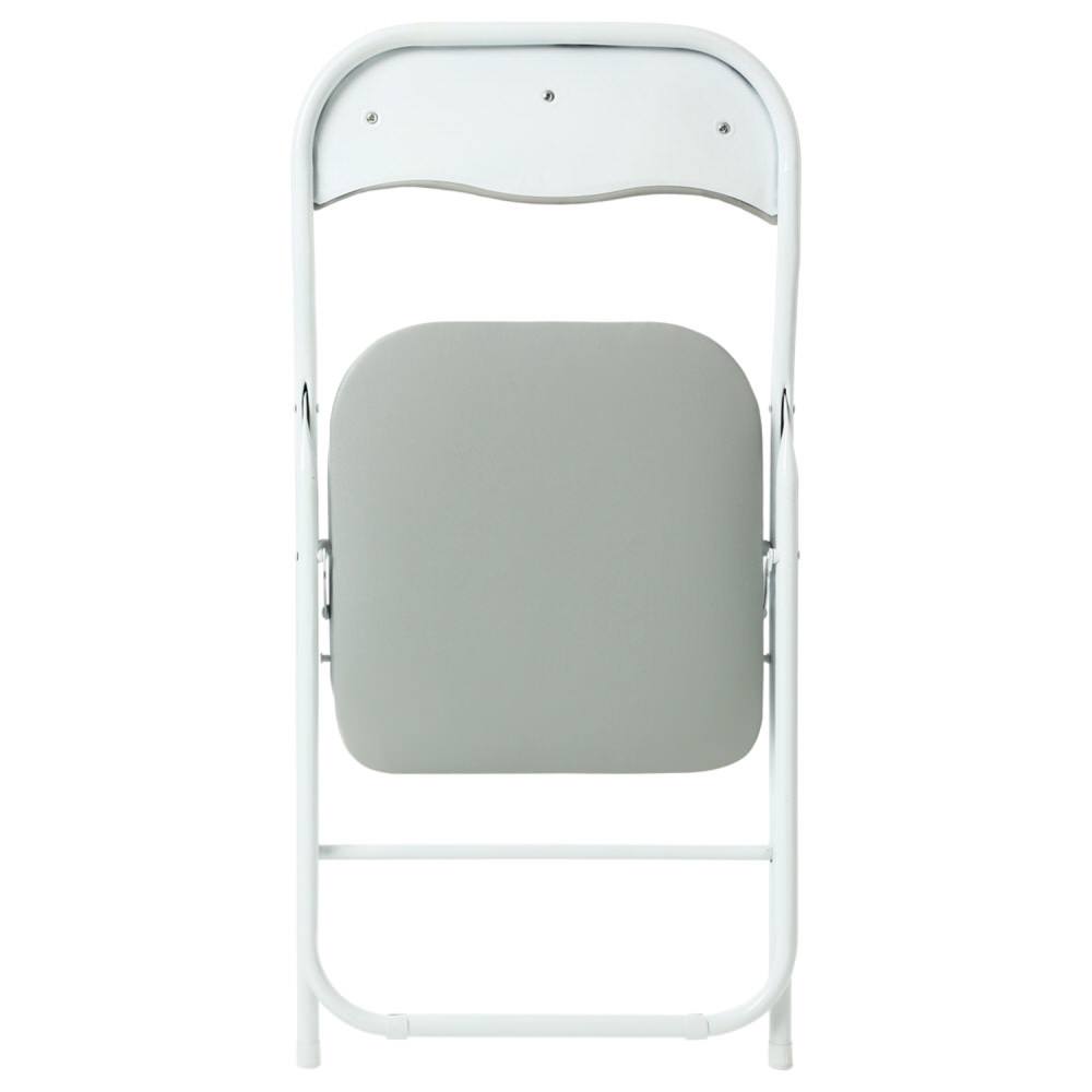 Silla plegable con asiento gris