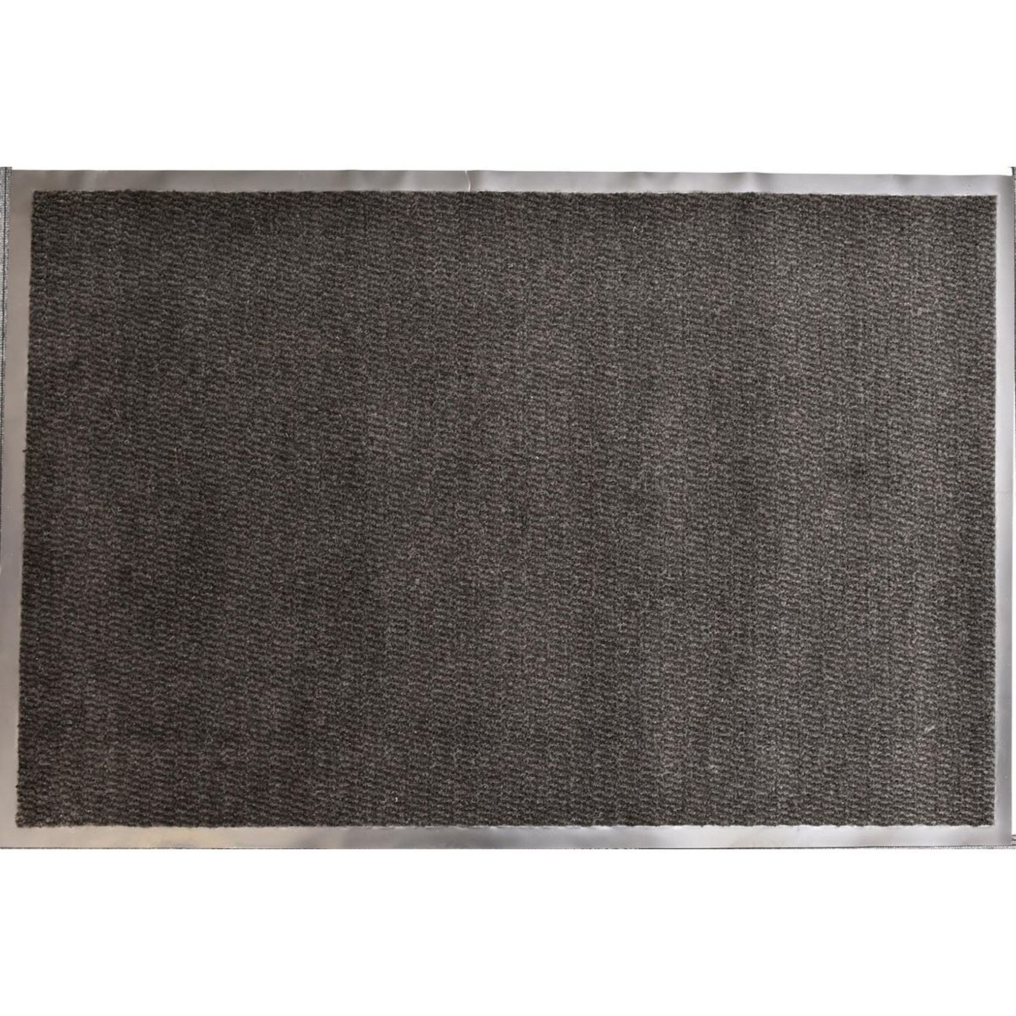 Tapete De Entrada Lisa Preto 60x80cm