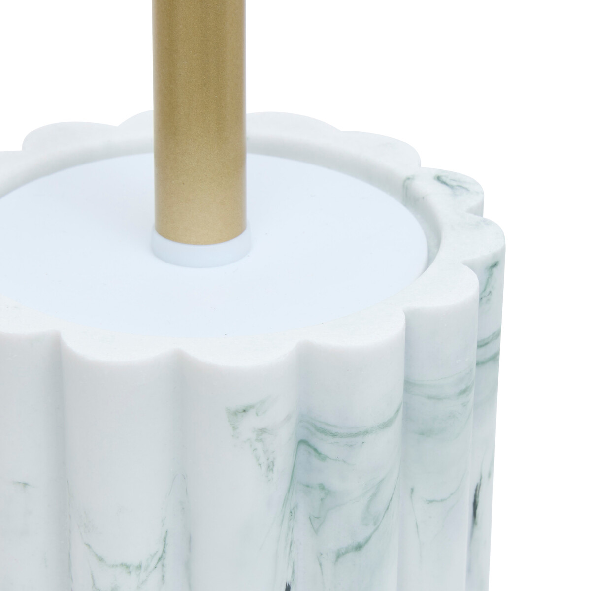 Escobilla wc MARBY blanco de poliresina