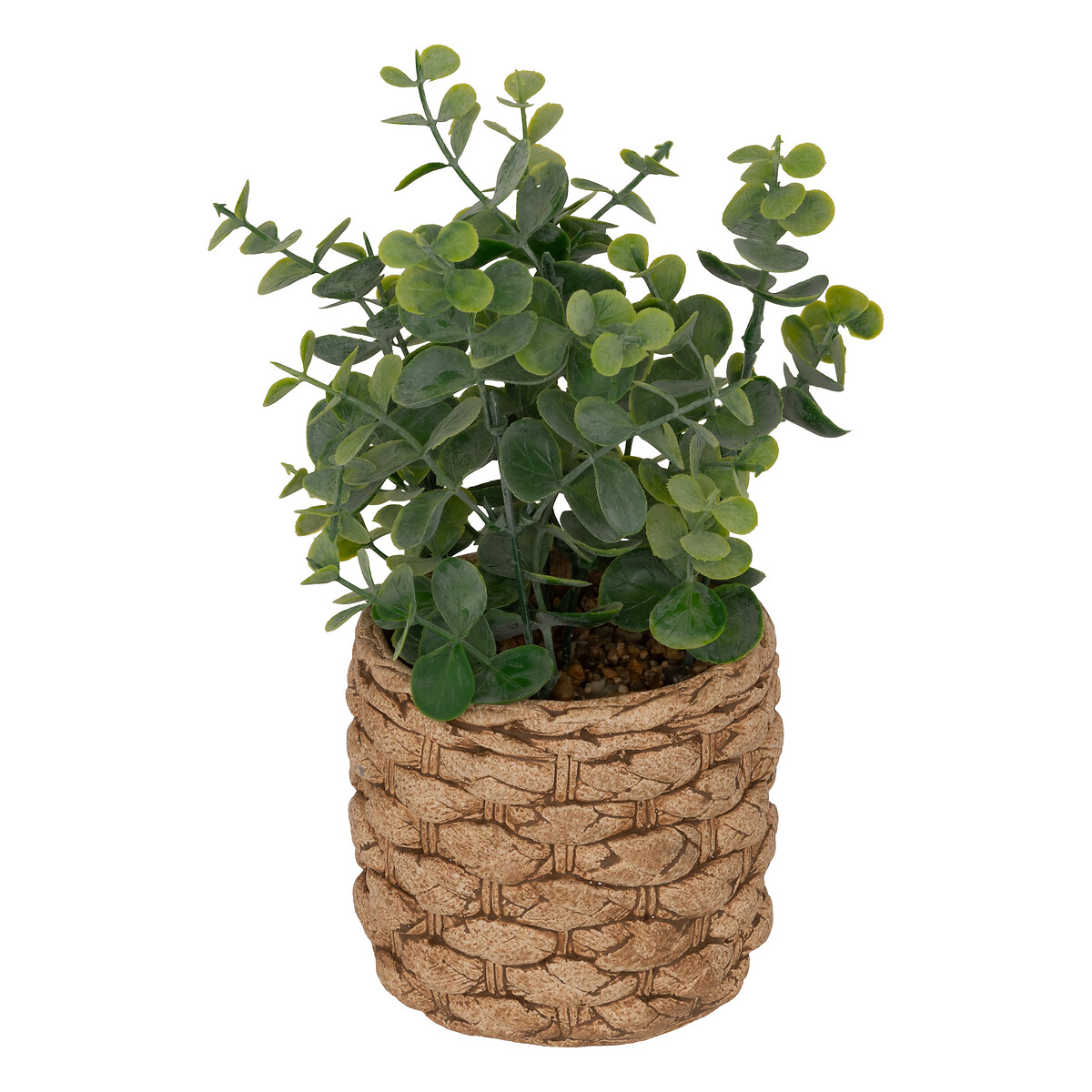 Maceta con eucalipto artificial JAYE 27cm