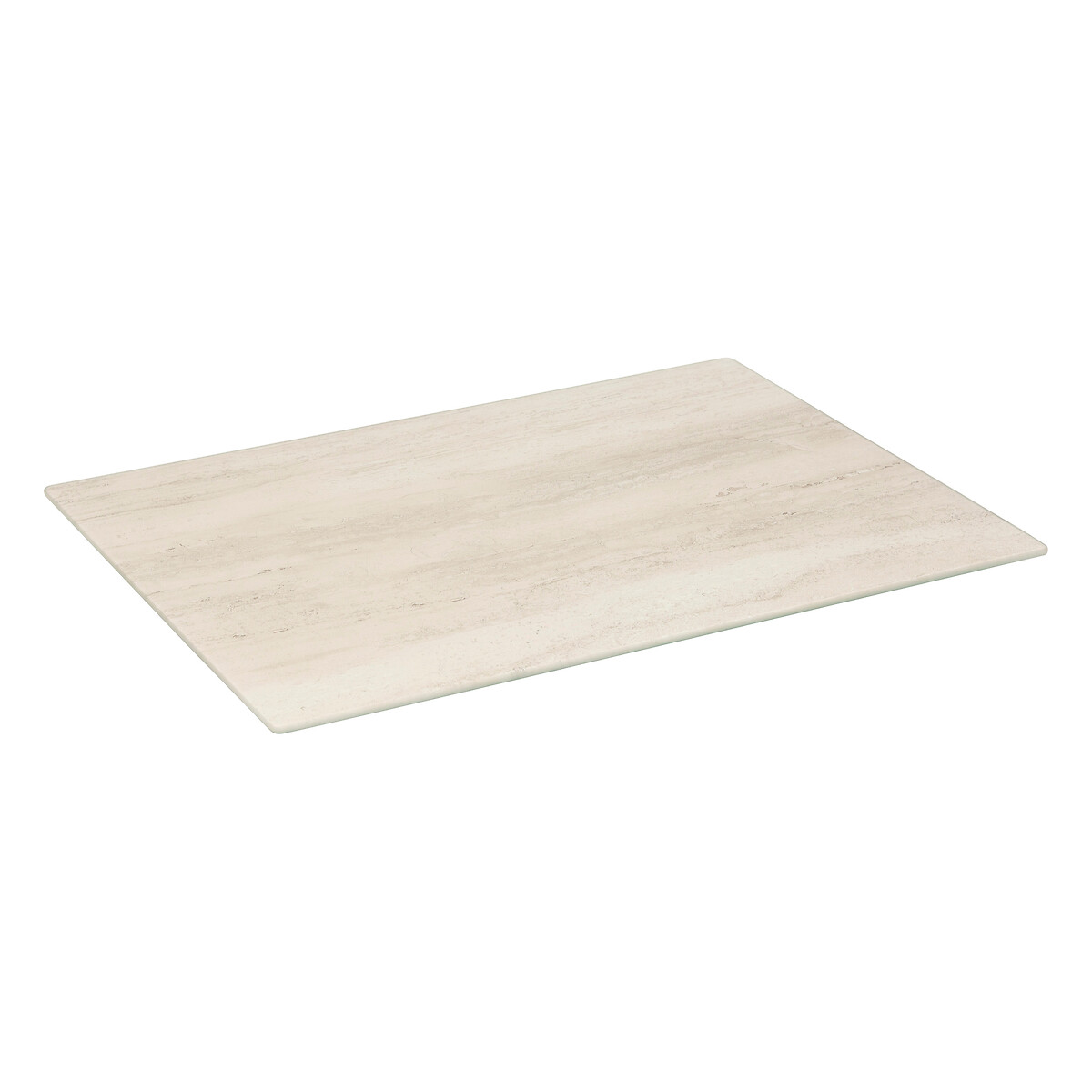 Tabla de cortar beige de vidrio templado 40x30cm
