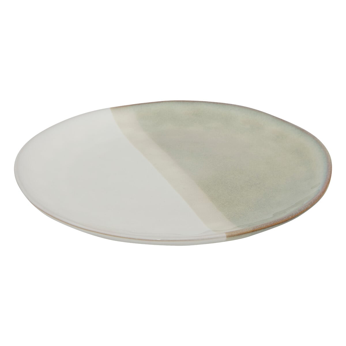 Plato llano SAHARA de cer&aacute;mica 26,5cm