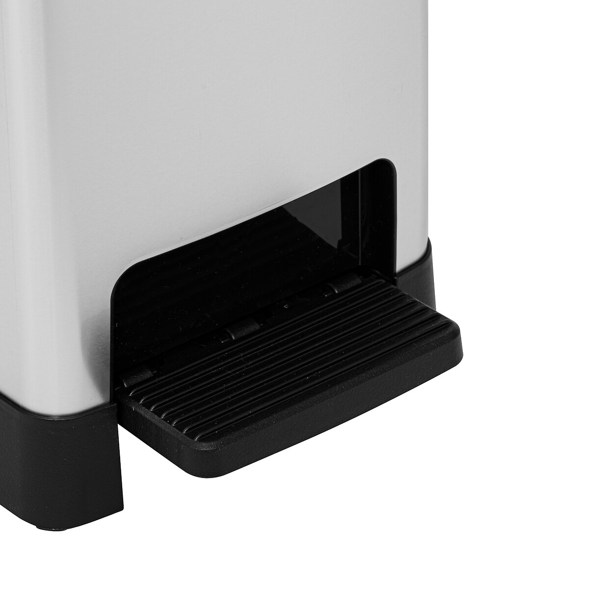 Cubo de basura plateado softclose 40L