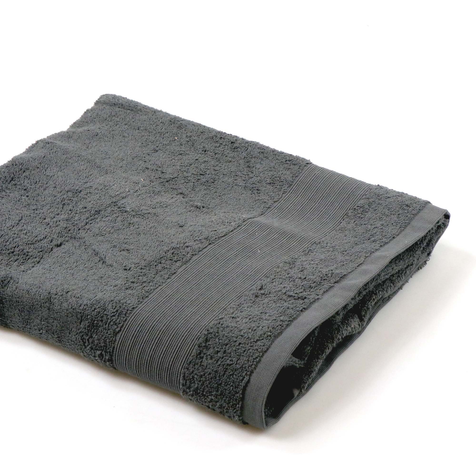 Toalla s&aacute;bana gris oscuro TIMELESS 100x150Cm