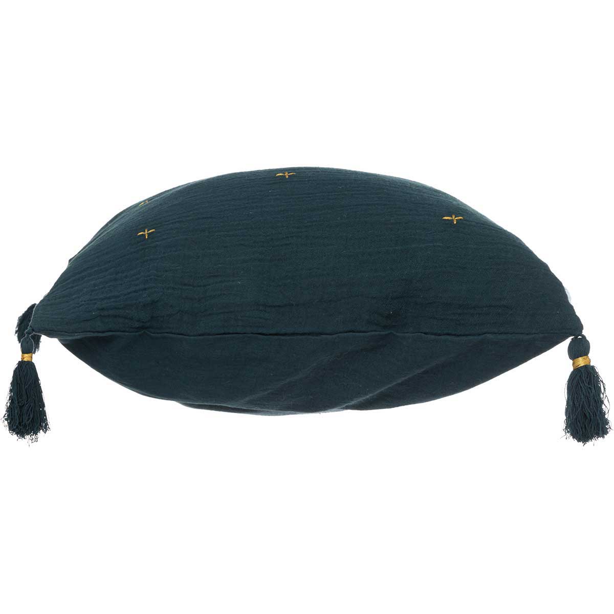 Cojín Winter Light Gaze Azul Con Cruces