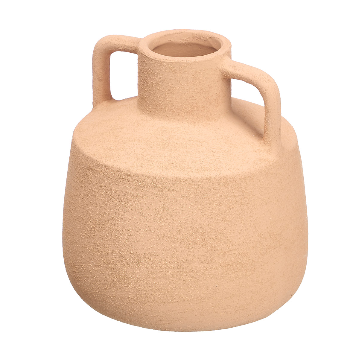 Jarr&oacute;n marr&oacute;n de cer&aacute;mica 17.5cm