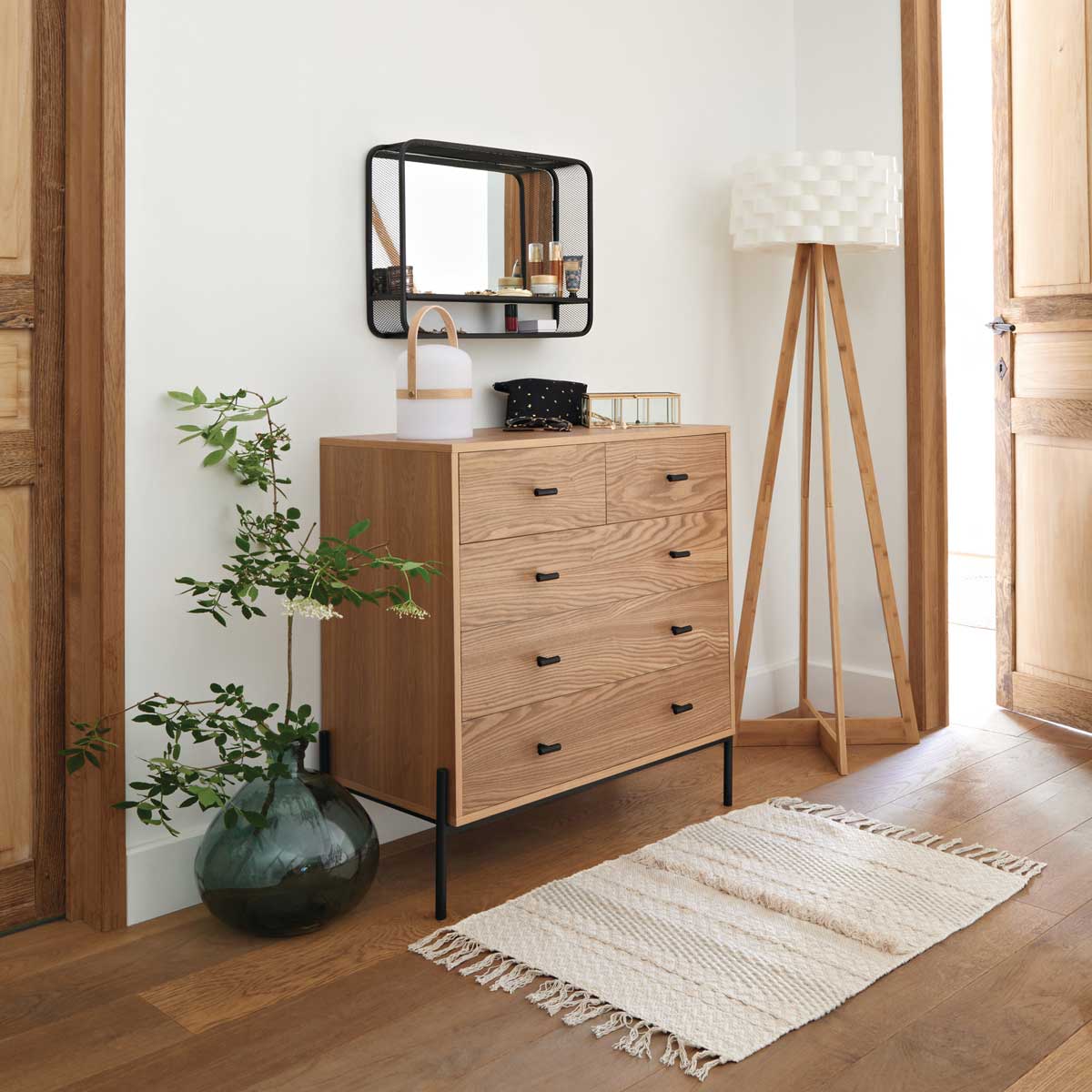 Jarra De Vidro Reciclado Verde 33cm